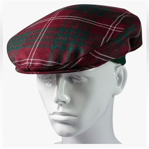 Ingles Buchan Tartan Wool Beret - Picture 1 of 4